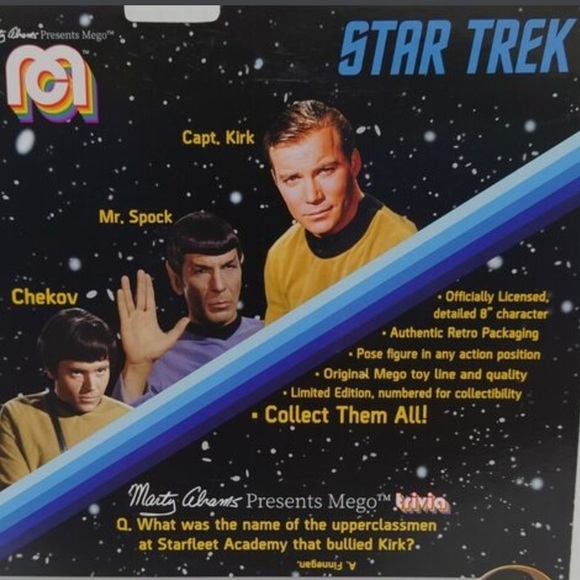 Star Trek Captain Kirk Figure Collectible Official Licensed Doll Limited Edition - Picture 3 of 16